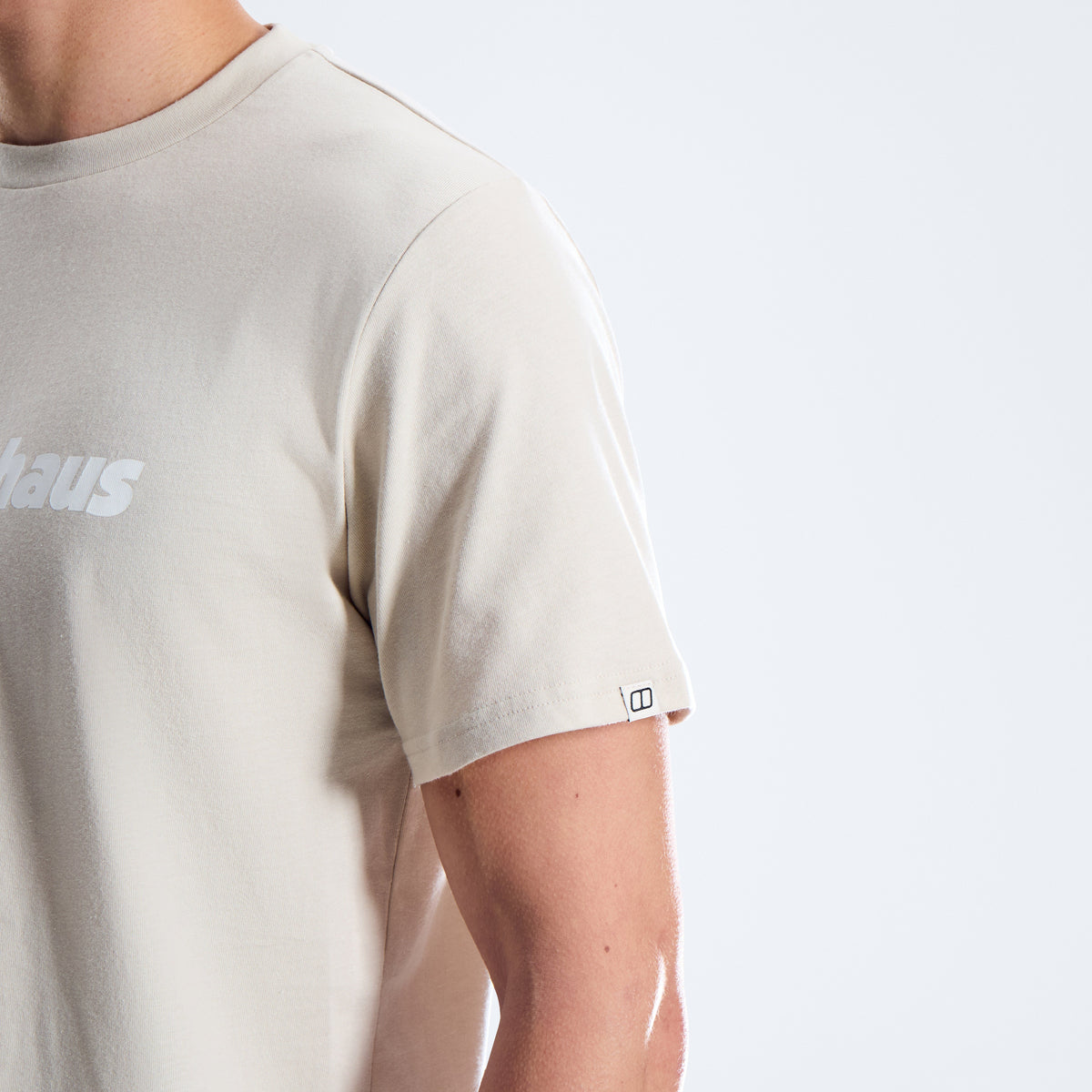 Herren-T-Shirt mit XL-Logo - Grau