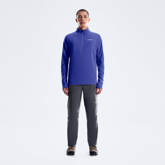 Herren Theralite Half-Zip Tech-Shirt - Blau