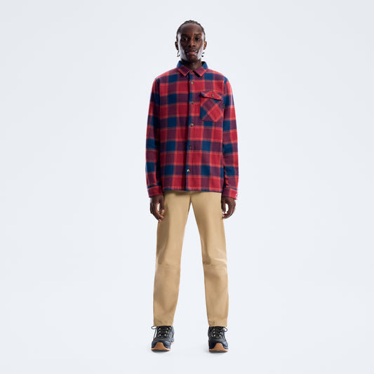 Men's Ashbrooke Overshirt - Hale Navy/Red Fury
