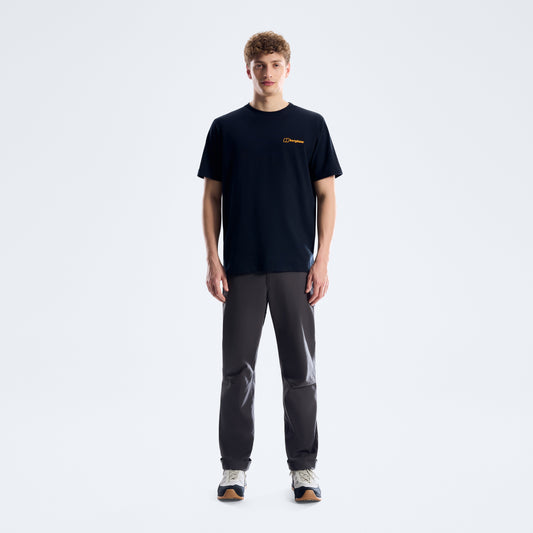 Herren Staticscape Essential T-Shirt – Tiefschwarz