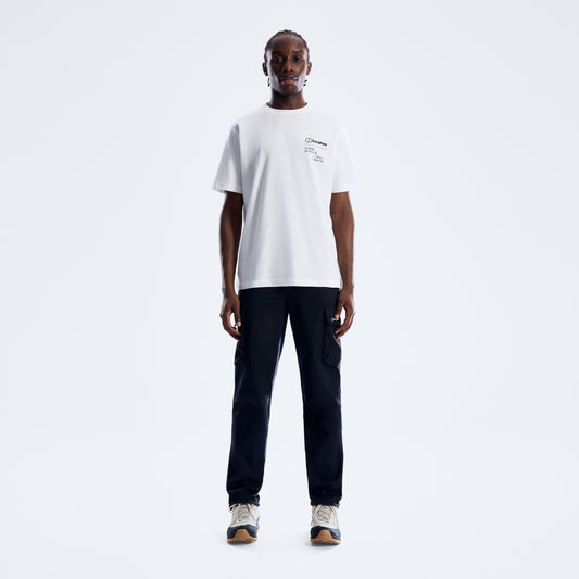 Herren Mount 10 Essential T-Shirt - Reinweiß