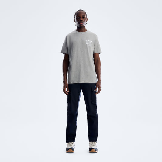 Herren Mount 10 Essential T-Shirt - Grau Meliert