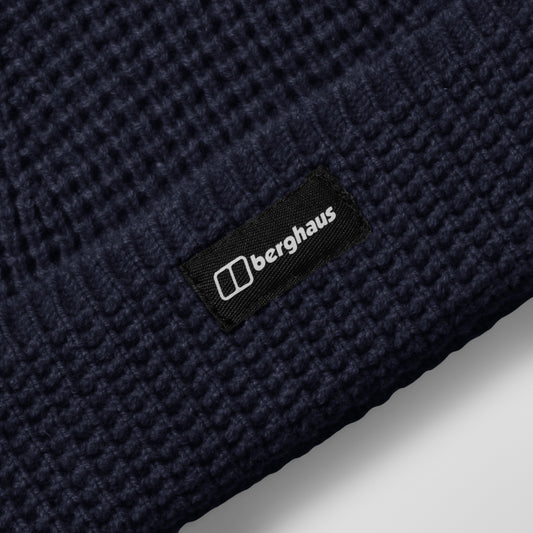 Rhynie Waffelstrick-Beanie - Dunkelblau