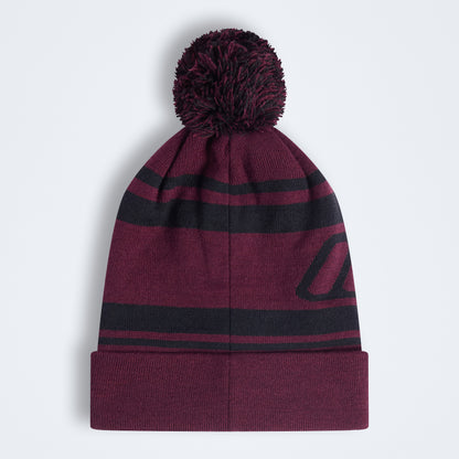 Unisex Beanie - Dark Purple/Black