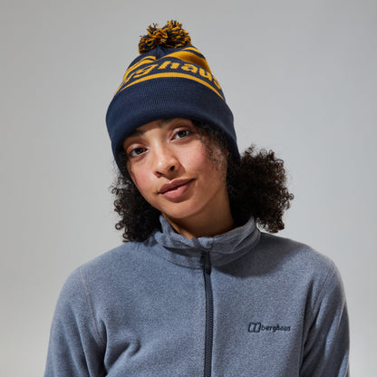 Unisex Beanie - Dark Blue/Brown