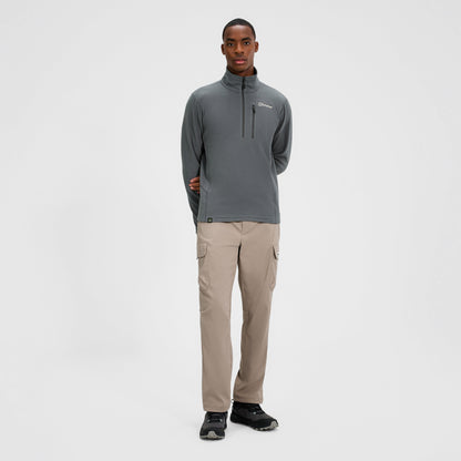Men's Prism Micro Half Zip Polartec Fleece - Grey