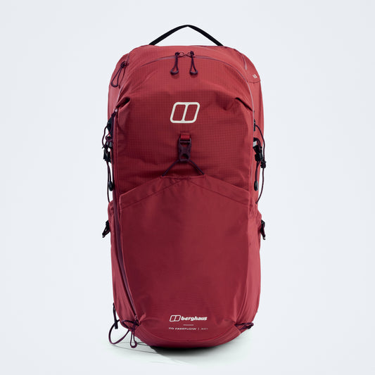Unisex 3D Freeflow 30+5L Pack Grey/Black - Red Fury