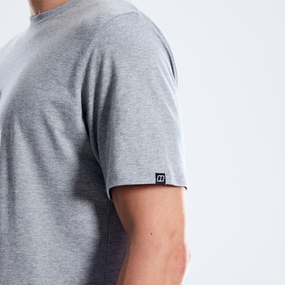 Men's Sketched Blocks Essential Tee - Grey