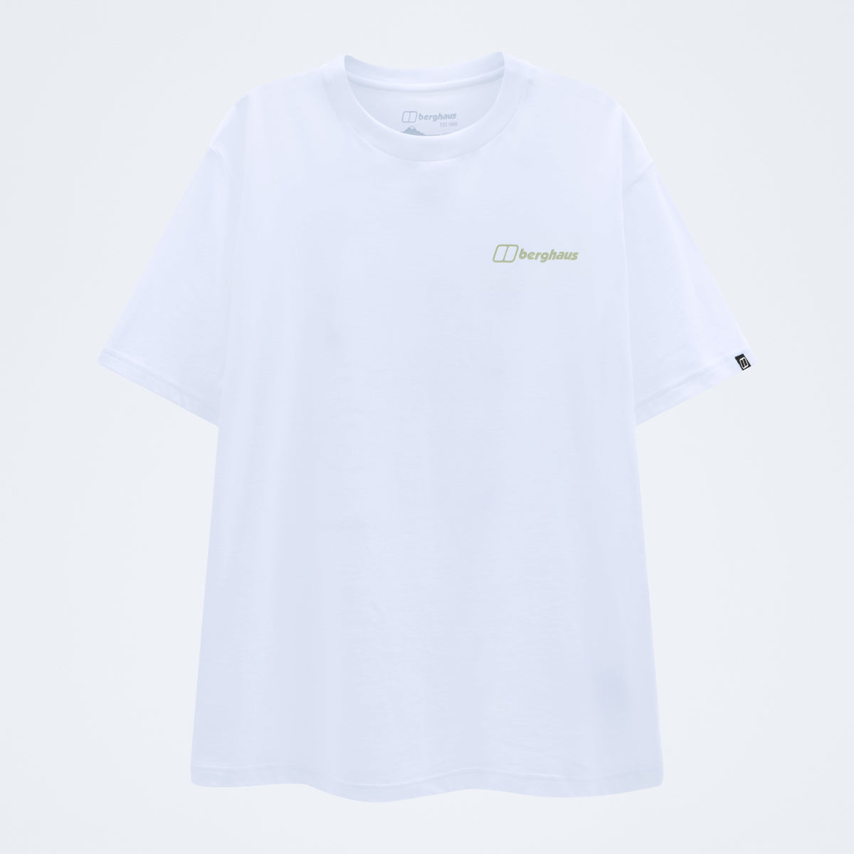 Men's Geo-Mountaintry Essential Tee - White