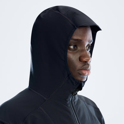 Men's Greenbank Hooded Jacket - Jet Black
