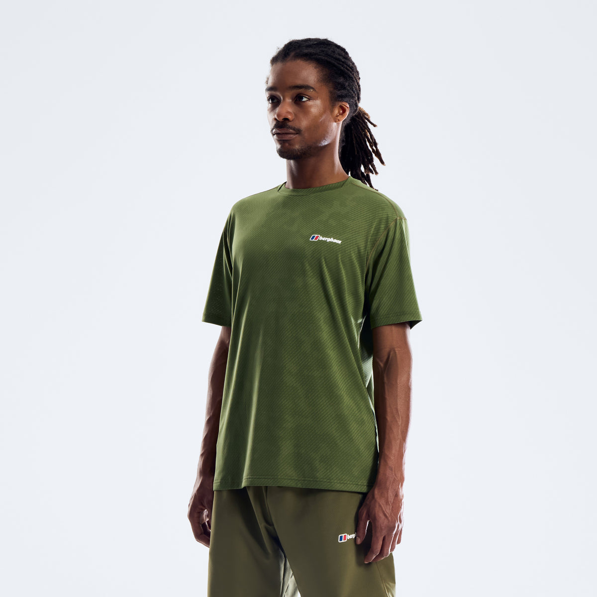 Men's Dawdon Tech Tee - Cheviot Green