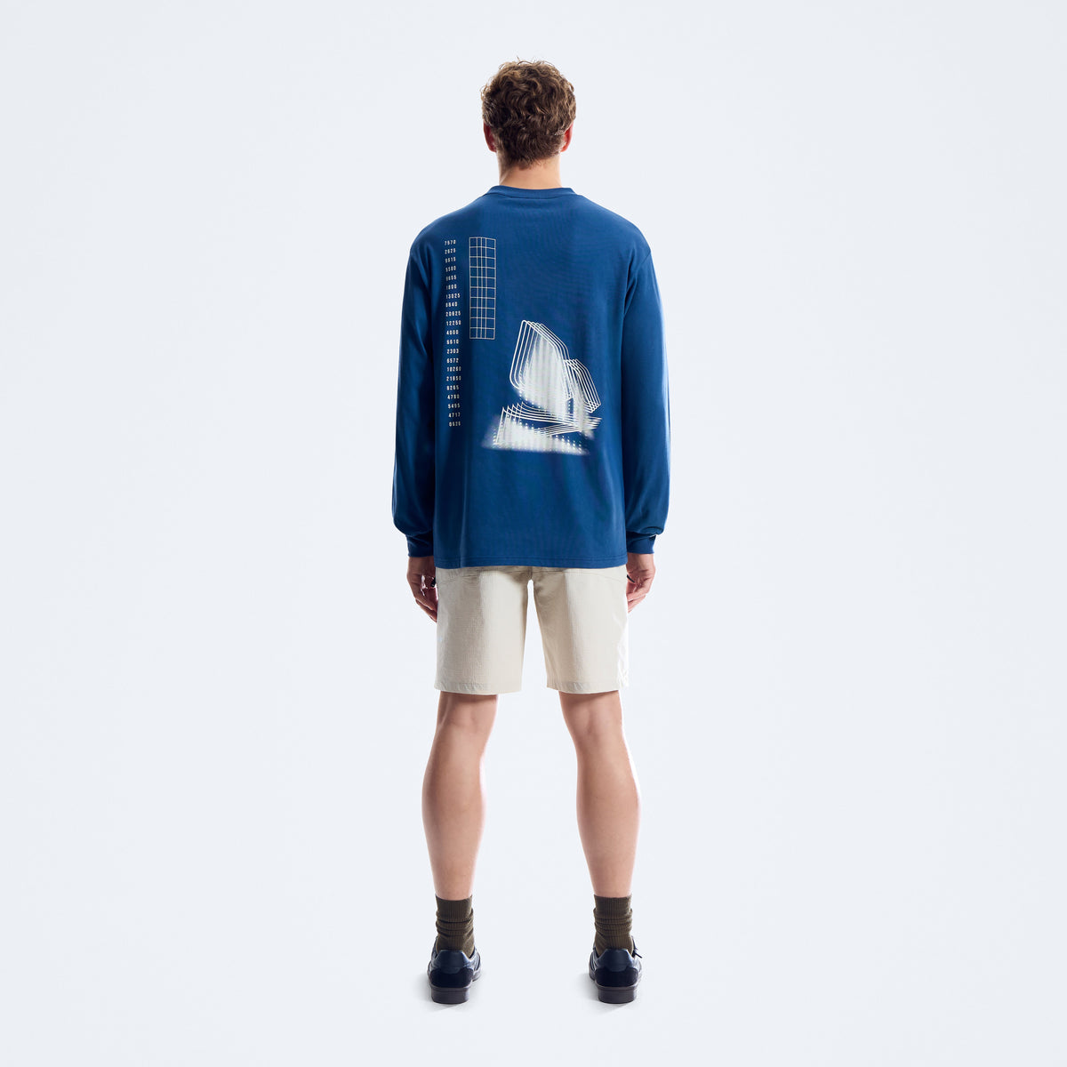 Men's Big Wall Tee - Navy