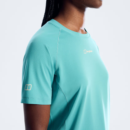 Women's Bowburn Tech Tee - Blue