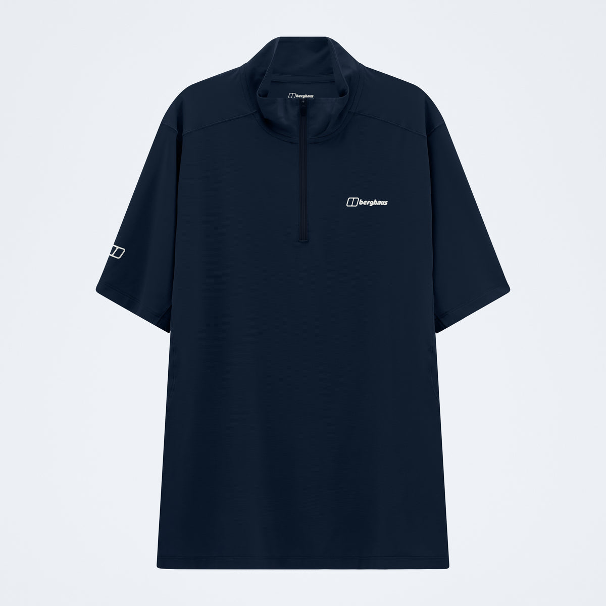 Men's Bowburn Half Zip Tech Tee - Black