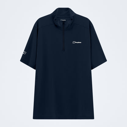 Men's Bowburn Half Zip Tech Tee - Black