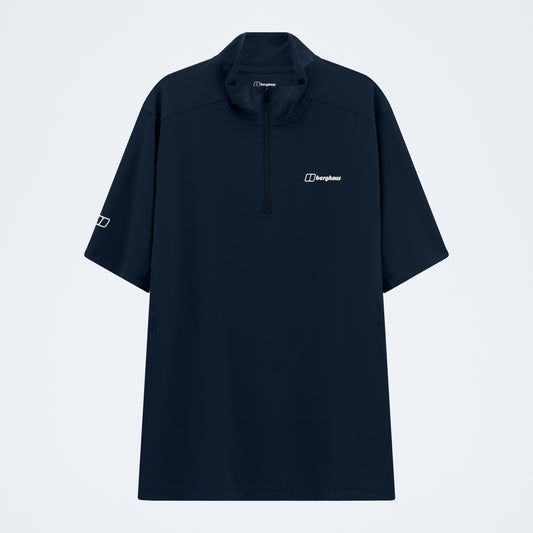 Men's Bowburn Half Zip Tech Tee - Black