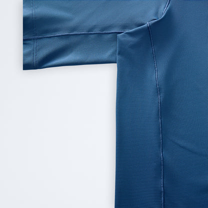 Men's Bowburn Half Zip Tech Tee - Blue
