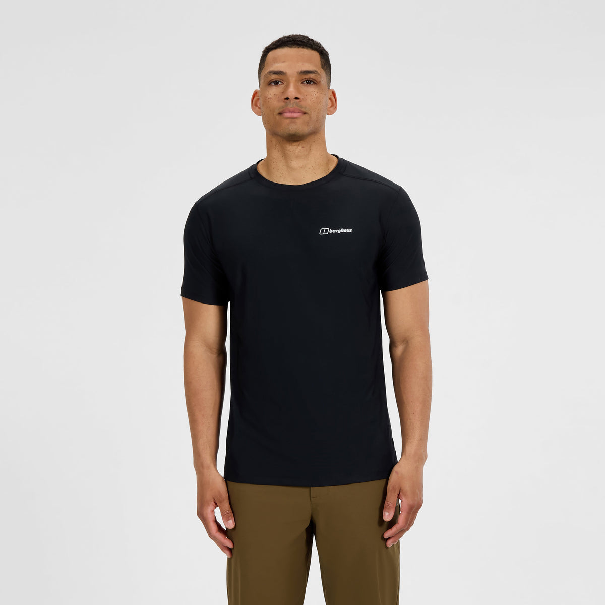 Men's 24/7 Tech Tee Super Stretch Crew - Black