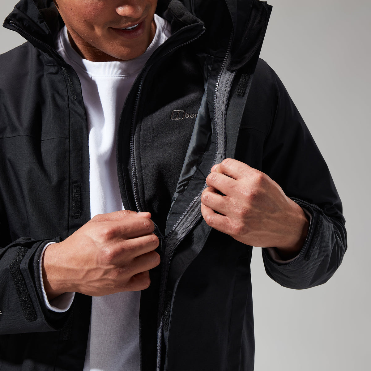Men's RG Alpha 2.0 Gemini 3in1 Jacket - Black