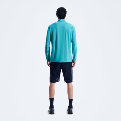 Men's 24/7 Half Zip Long Sleeve Tech Tee - Blue