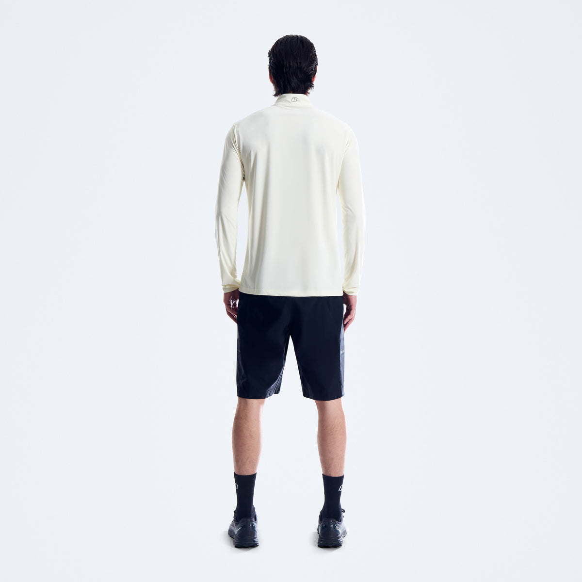 Men's 24/7 Half Zip Long Sleeve Tech Tee - Grey