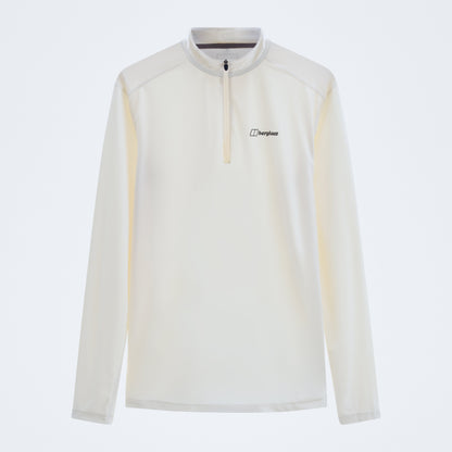 Men's 24/7 Half Zip Long Sleeve Tech Tee - Grey
