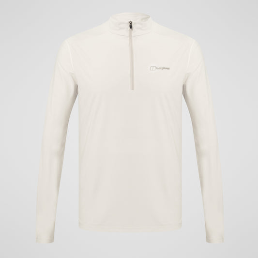 Men's 24/7 Half Zip Long Sleeve Tech Tee - Grey
