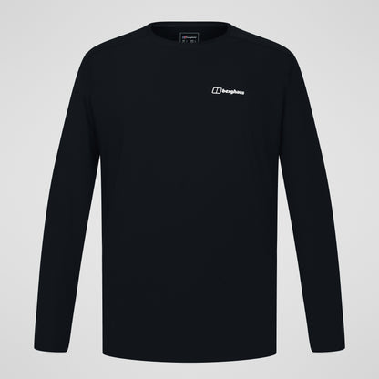 Men's 24/7 Tech Tee Long Sleeve Crew - Black