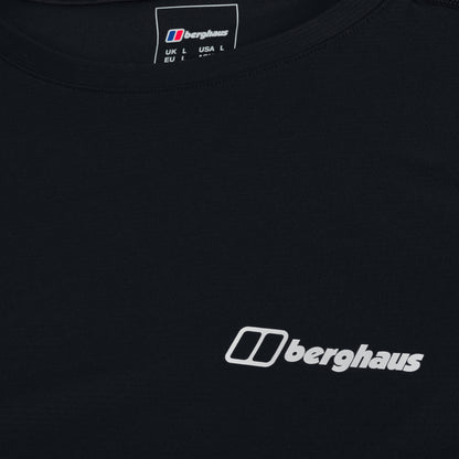 Men's 24/7 Tech Tee Long Sleeve Crew - Black