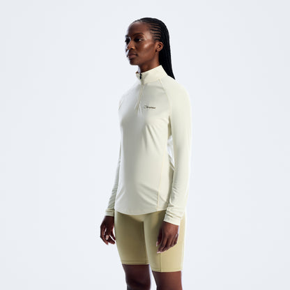 Women's 24/7 Half Zip Long Sleeve Tech Tee - Grey