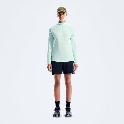 Women's 24/7 Half Zip Long Sleeve Tech Tee - Blue
