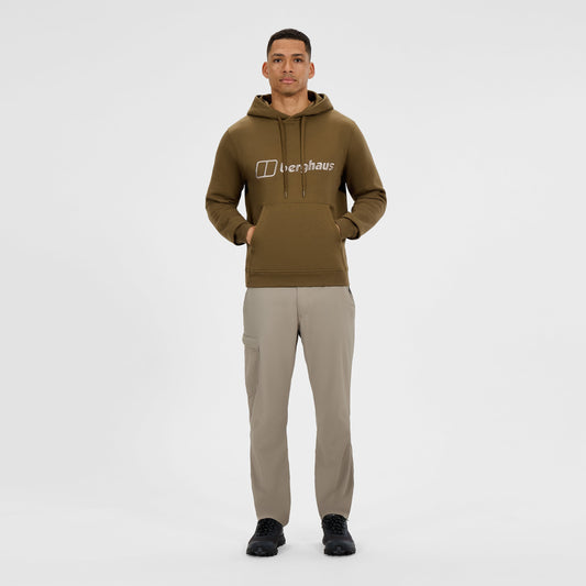 Men's Logo Hoodie - Brown