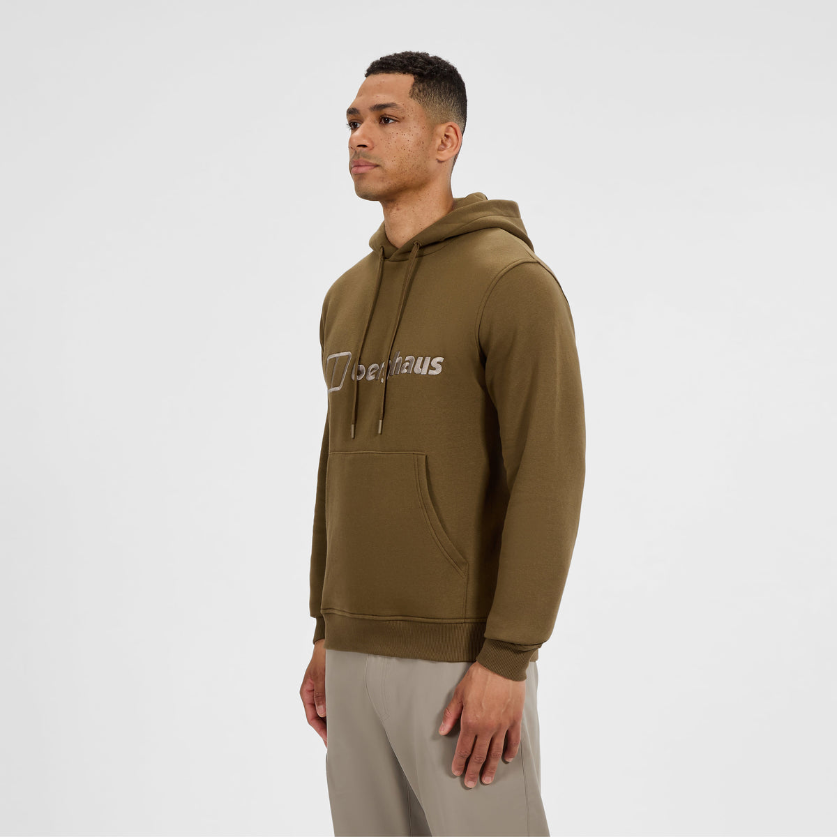 Men's Logo Hoodie - Brown