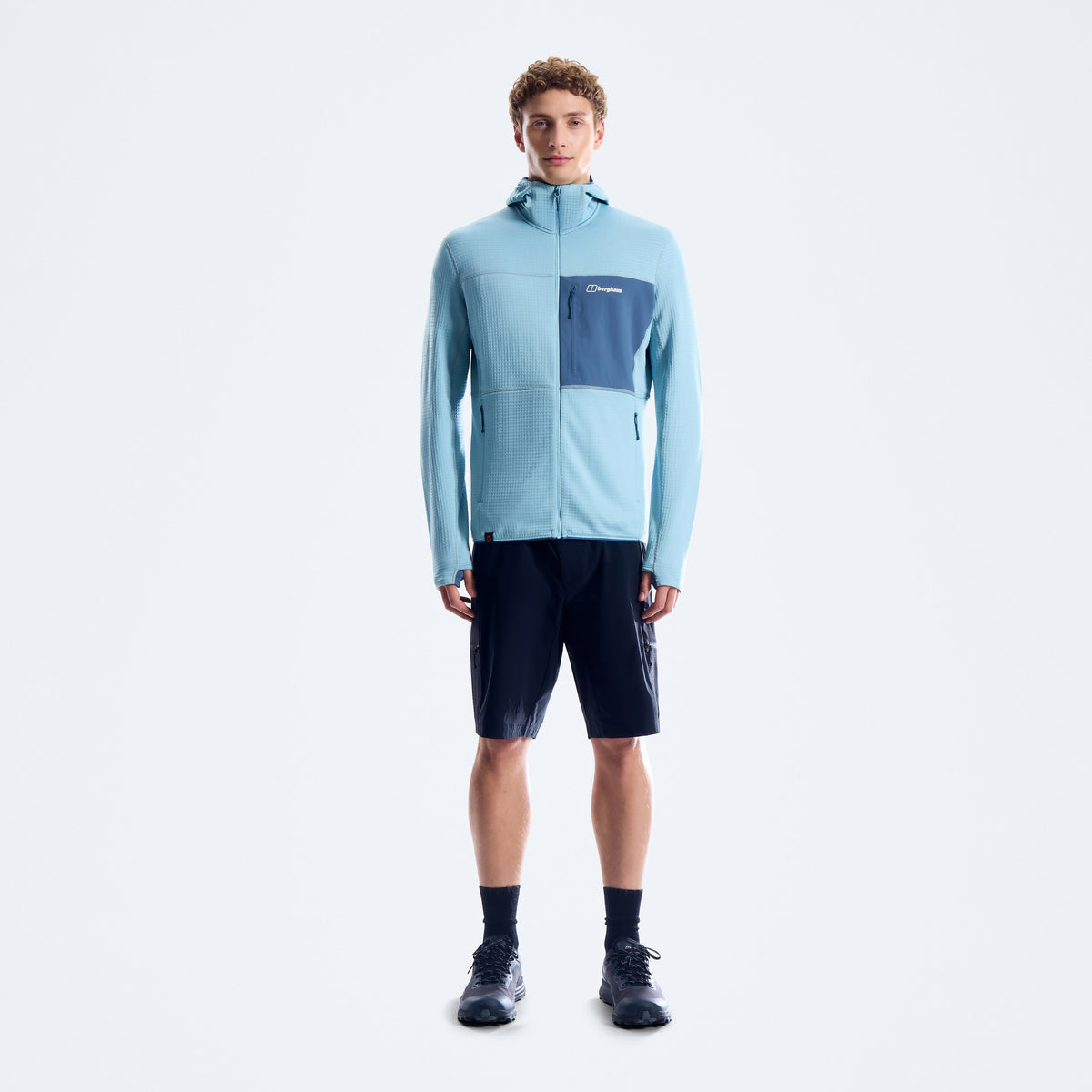 Men's Ridge-Hiker Hooded Jacket - Blue