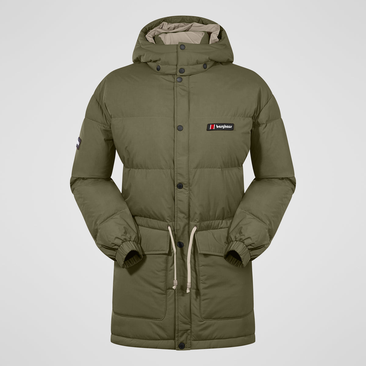 Unisex Lumley Down Jacket - Green/Grey
