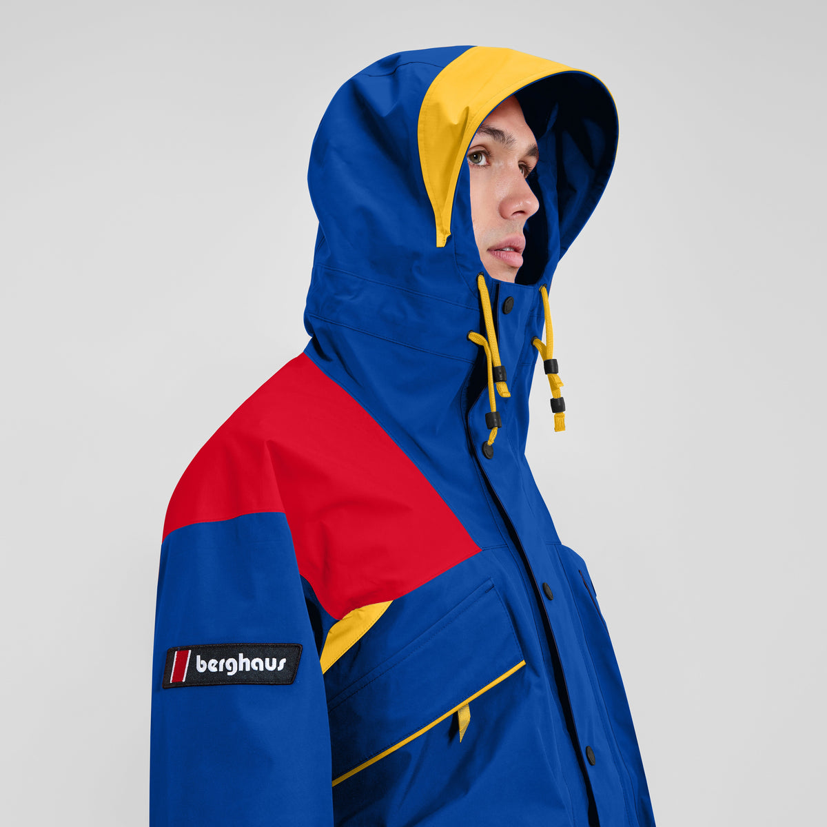 Unisex Trango Gore-Tex Waterproof Jacket - Blue/Red