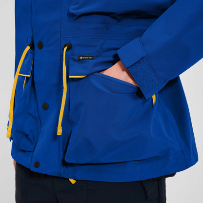 Unisex Trango Gore-Tex Waterproof Jacket - Blue/Red