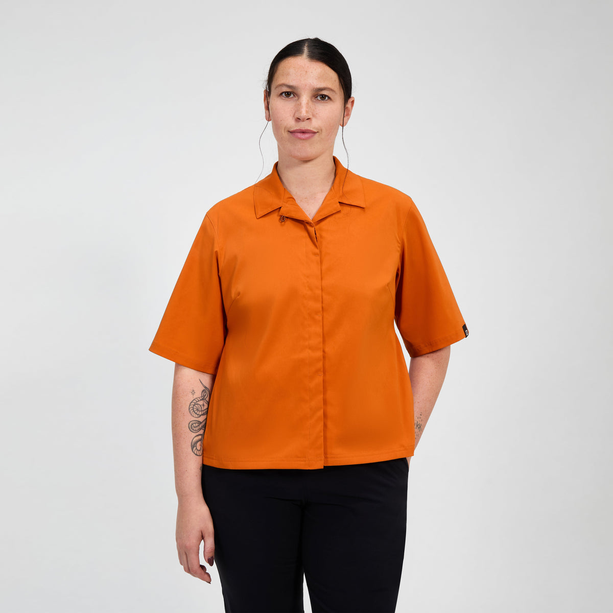 Women's Explorer Short Sleeve Overshirt - Orange