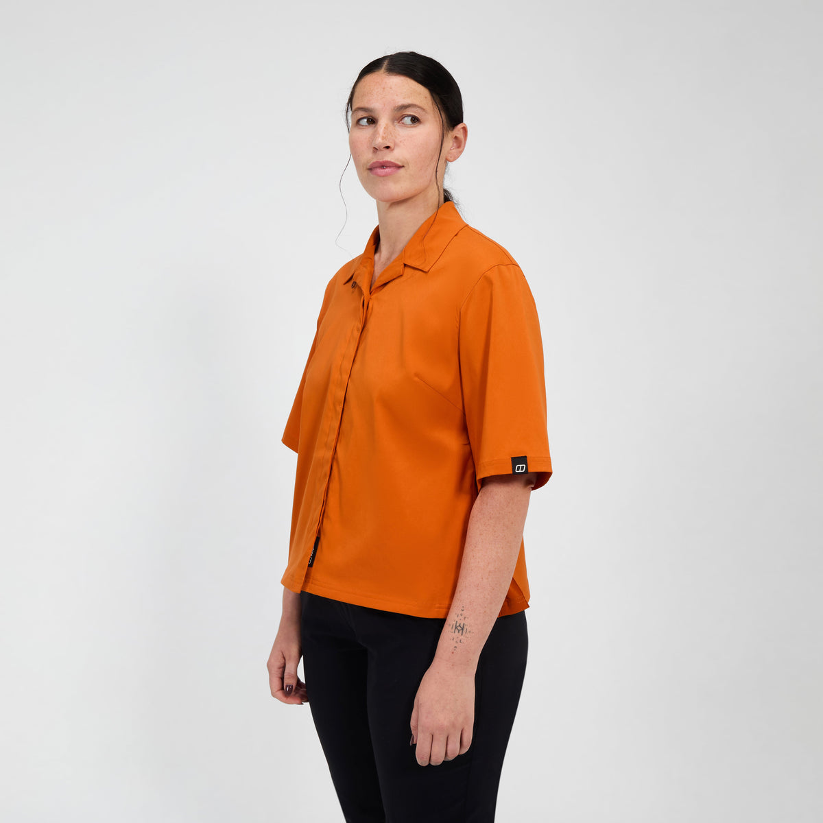 Women's Explorer Short Sleeve Overshirt - Orange