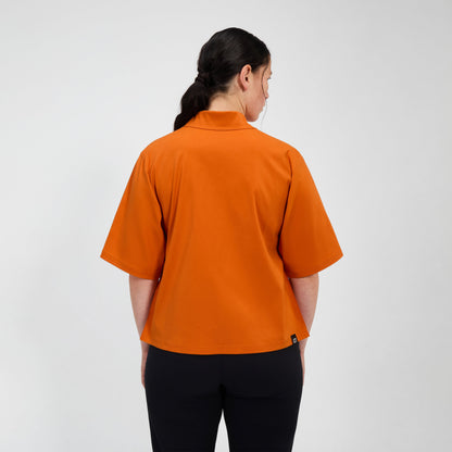 Women's Explorer Short Sleeve Overshirt - Orange