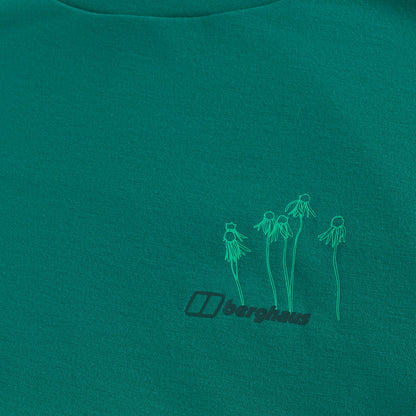 Women's Coneflower Short Sleeves Tee - Green