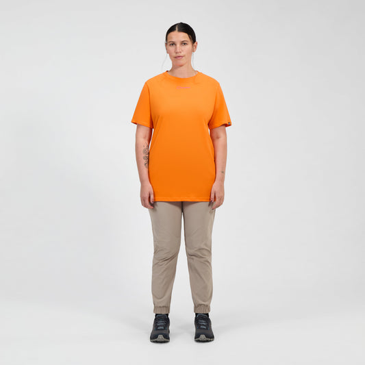 Women's Grappled Short Sleeve Tee - Orange