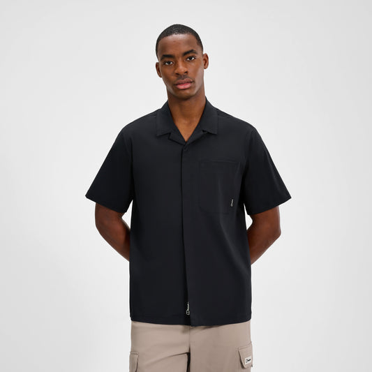 Men's Explorer Short Sleeve Overshirt - Black