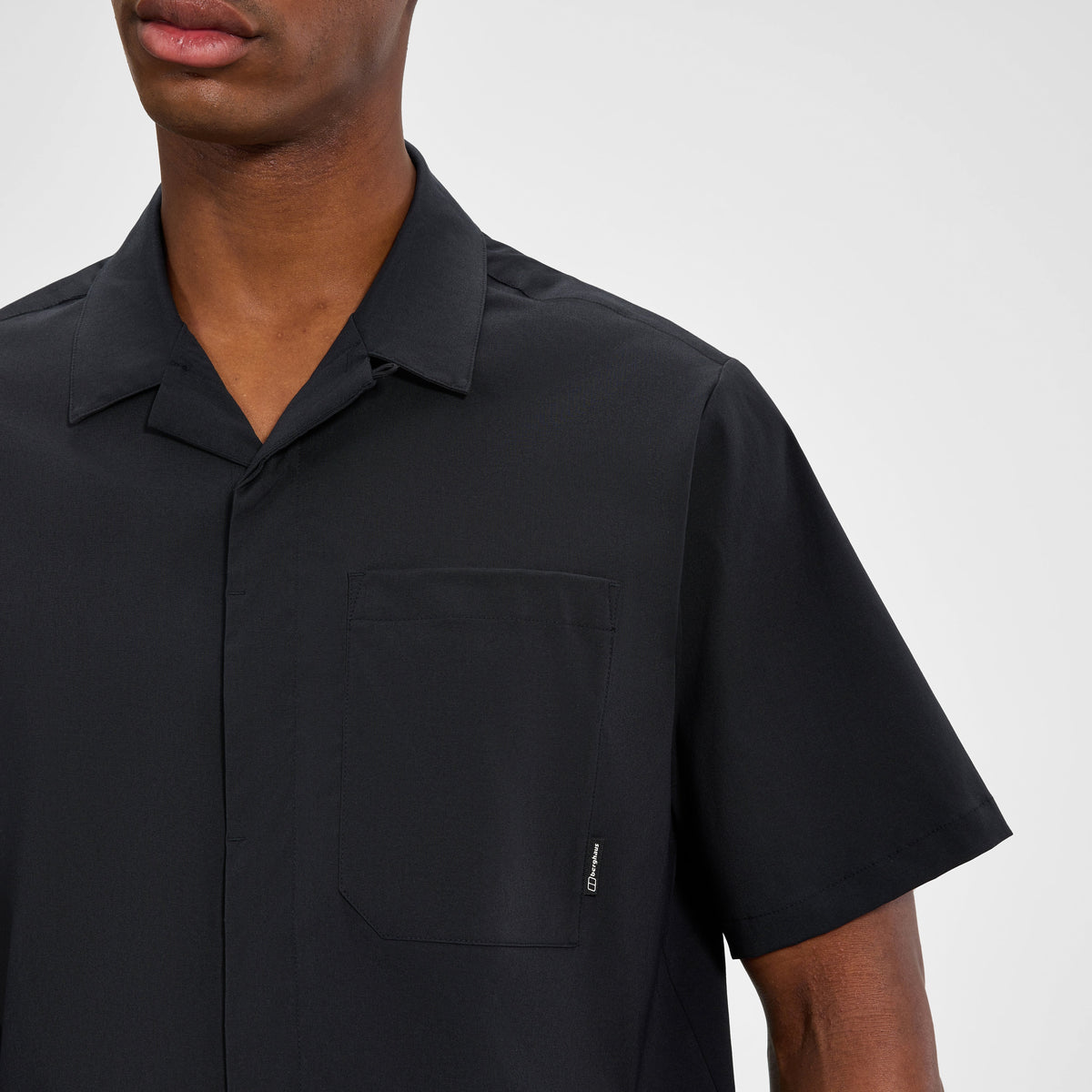 Men's Explorer Short Sleeve Overshirt - Black