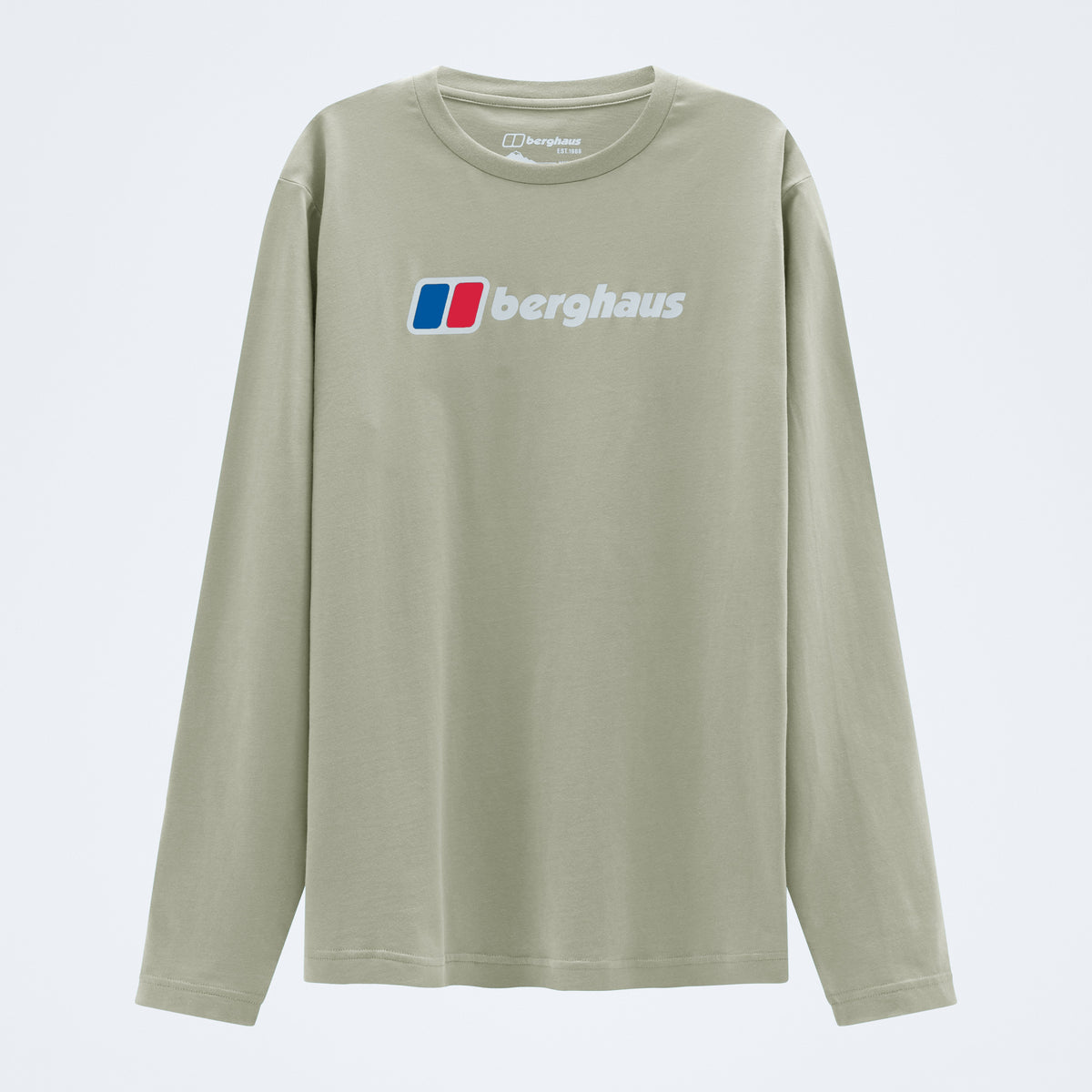 Men's Big Logo Long Sleeve Tee - Green