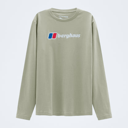 Men's Big Logo Long Sleeve Tee - Green