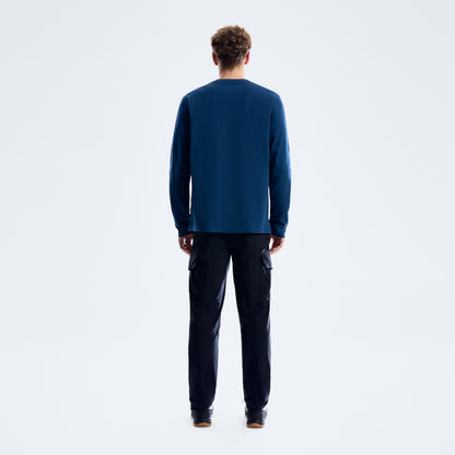 Men's Big Logo Long Sleeve Tee - Hale Navy