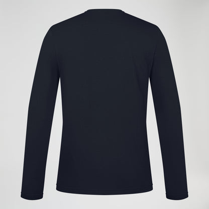 Men's Big Logo Long Sleeve Tee - Black