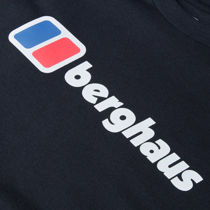 Men's Big Logo Long Sleeve Tee - Black
