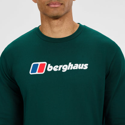 Men's Big Logo Long Sleeves Tee - Green